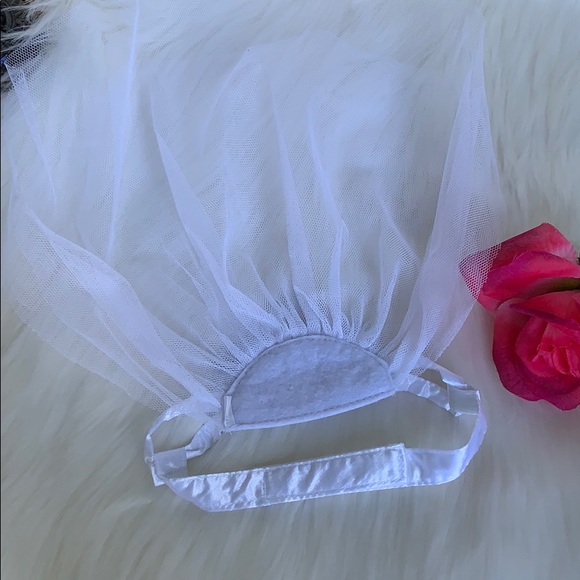 ❗️DONATED❗️🎉HP🎉 KITTY CAT OR S DOG WEDDING DRESS UP-  VEIL - Picture 3 of 8